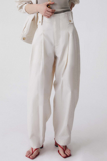 High Waist Functional Fabric Trousers