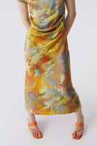 Santa Monica Sunset Silk Dress