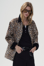 Leopard Print Barn Jacket