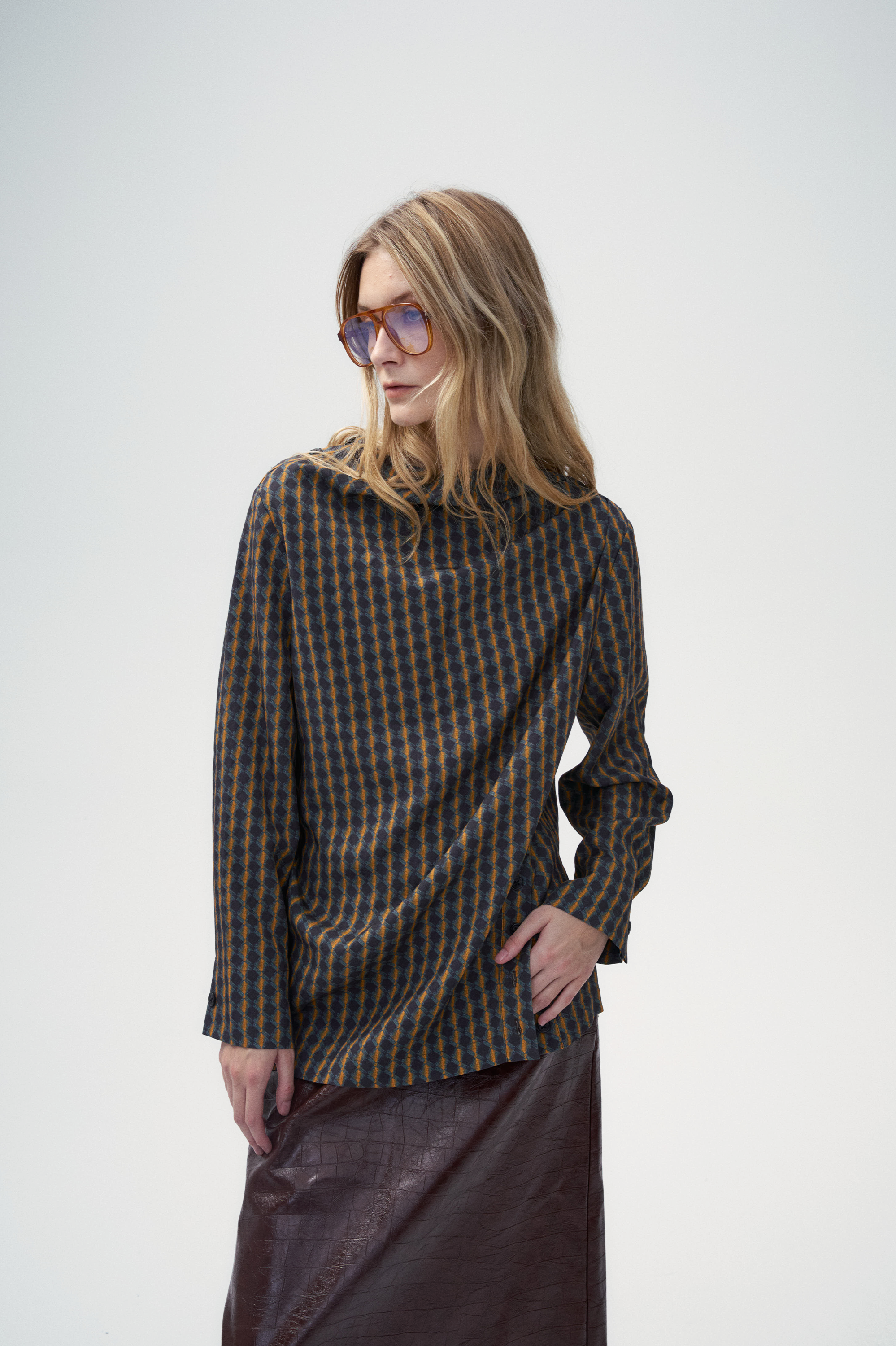 Judy Printed Tailored Shirt