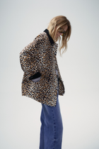 Leopard Print Barn Jacket