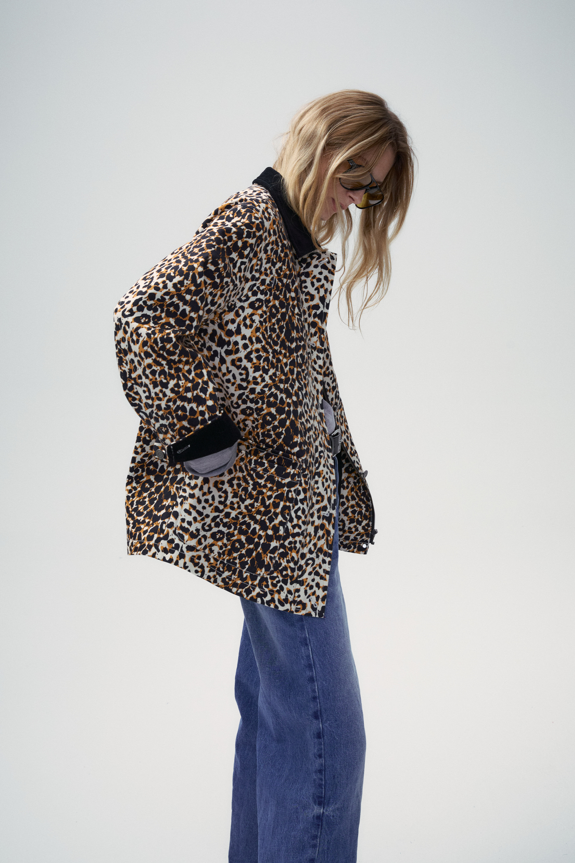 Leopard Print Barn Jacket